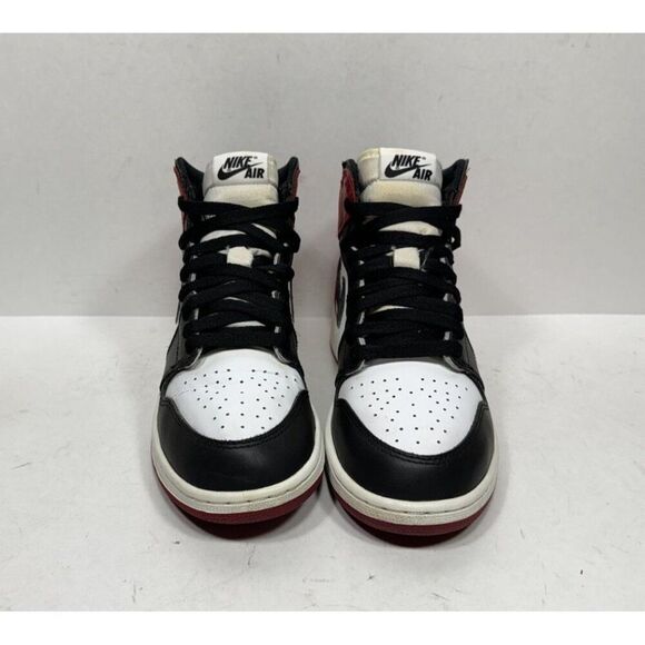 Nike Air Jordan 1 Retro High OG BG Black Toe 2016 Size 6.5Y Womens 8 575441 125 - Picture 2 of 11